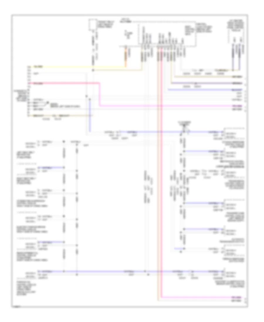 Diagnostic Socket Wiring Diagram 1 of 4 for Land Rover Range Rover Autobiography 2013