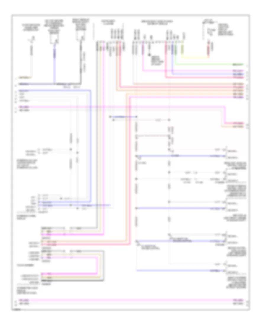 Diagnostic Socket Wiring Diagram (2 of 4) for Land Rover Range Rover Autobiography 2013