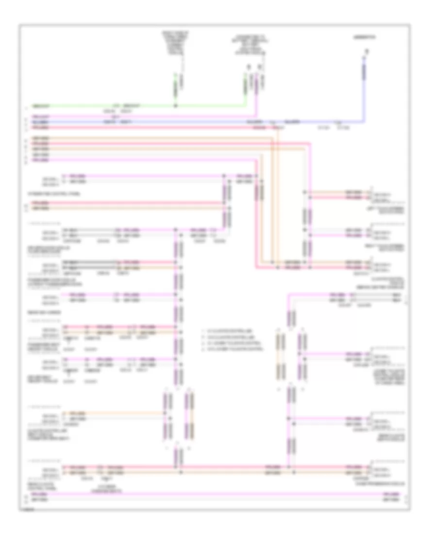 Diagnostic Socket Wiring Diagram 3 of 4 for Land Rover Range Rover Autobiography 2013