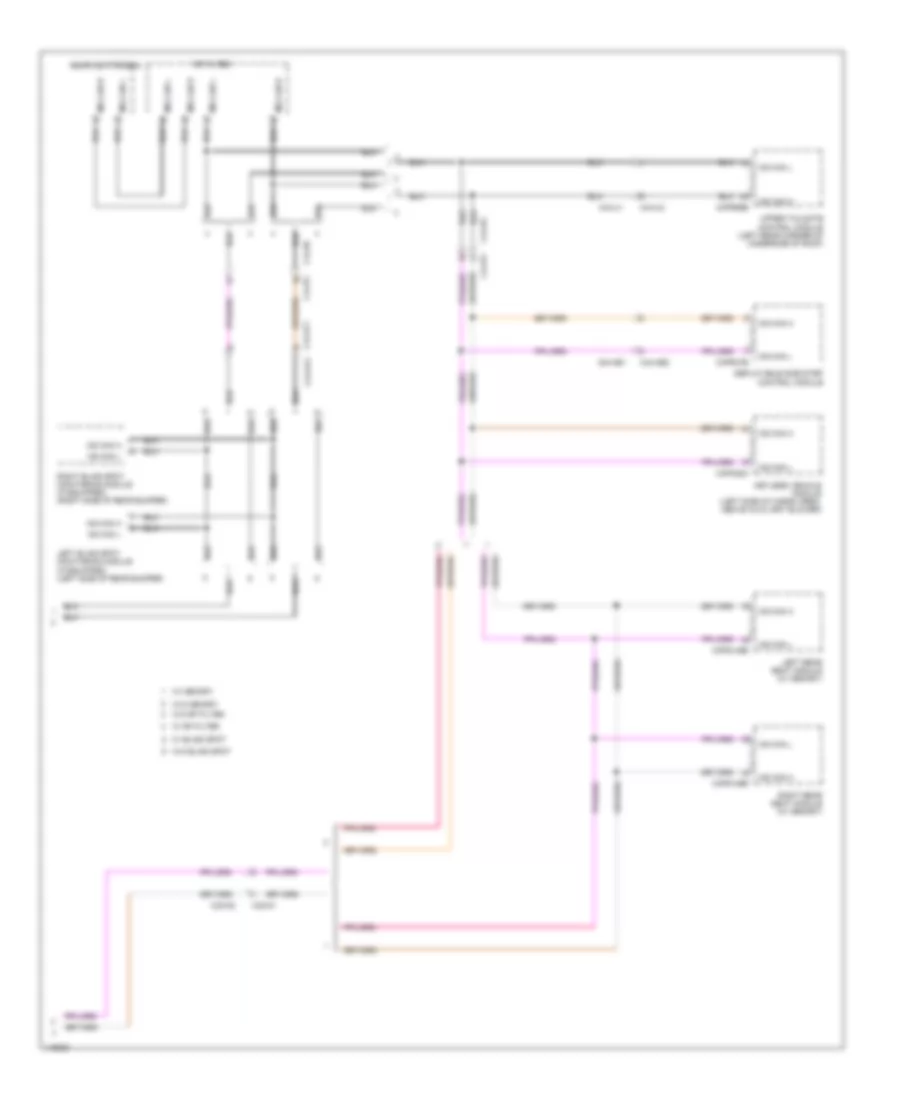 Diagnostic Socket Wiring Diagram (4 of 4) for Land Rover Range Rover Autobiography 2013