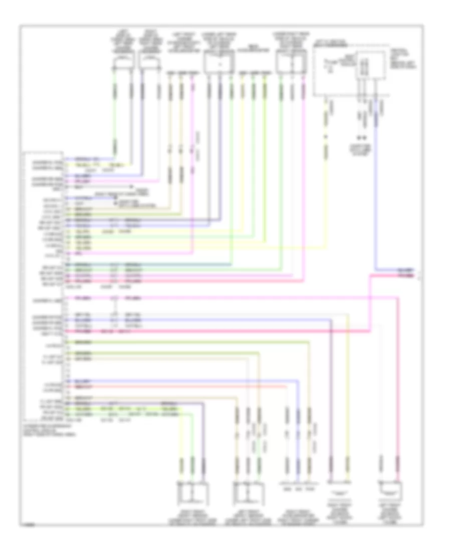 Air Suspension Wiring Diagram 1 of 2 for Land Rover Range Rover Autobiography 2013