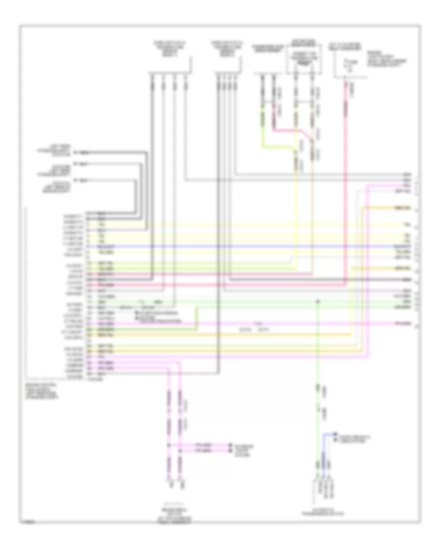 5.0L SC, Engine Performance Wiring Diagram (1 of 9) for Land Rover Range Rover Autobiography 2013