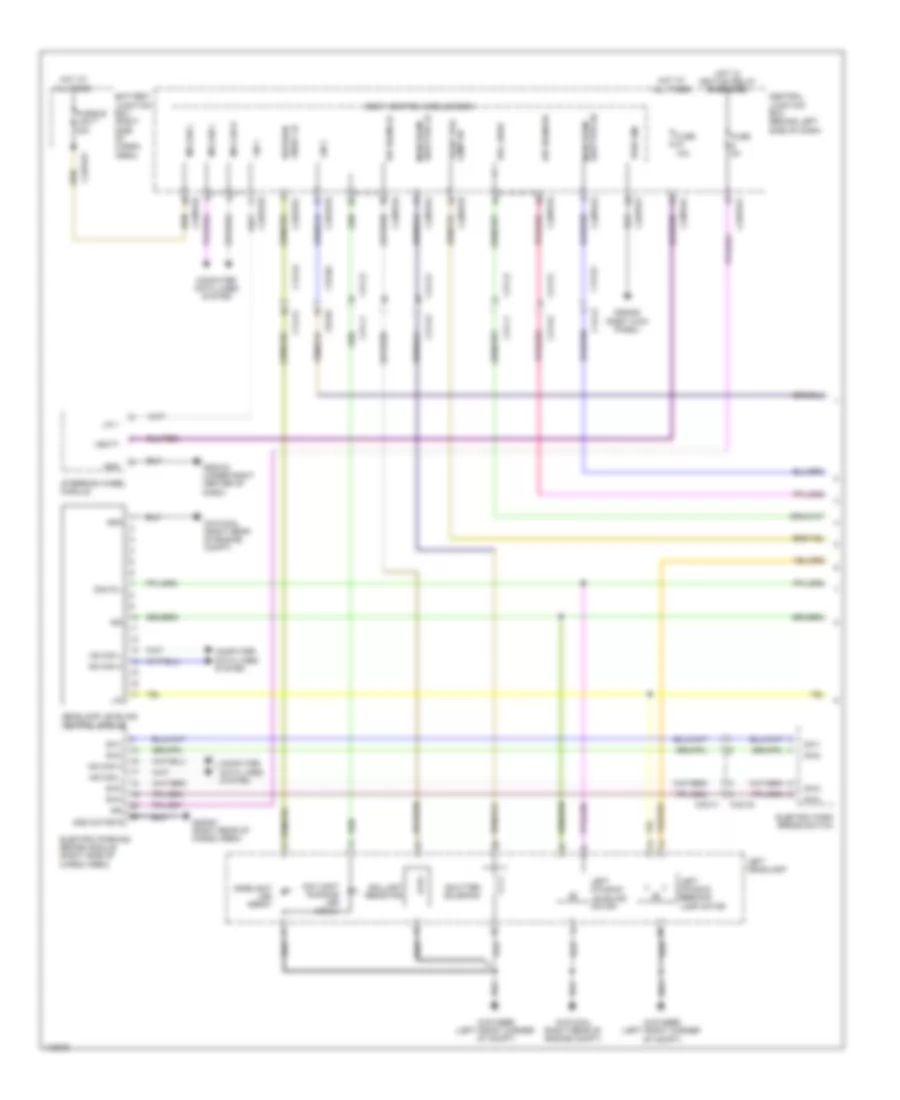 Headlights Wiring Diagram 1 of 2 for Land Rover Range Rover Autobiography 2013