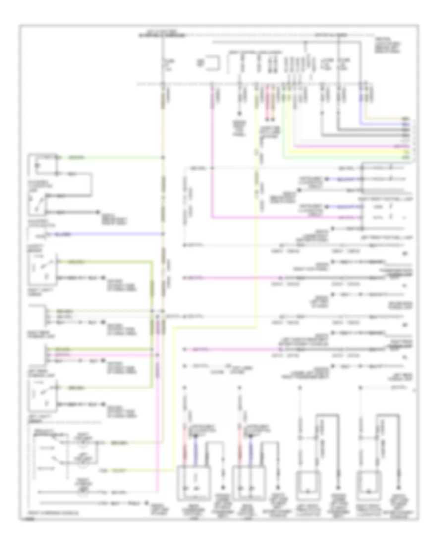 Courtesy Lamps Wiring Diagram 1 of 2 for Land Rover Range Rover Autobiography 2013