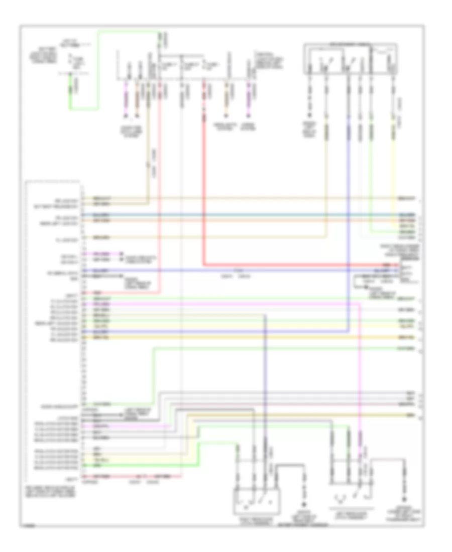 Power Door Locks Wiring Diagram with Keyless Entry 1 of 3 for Land Rover Range Rover Autobiography 2013