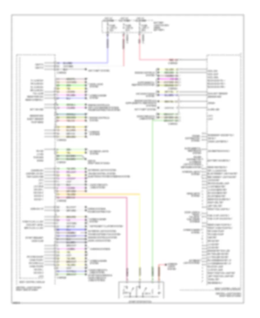 Body Control Modules Wiring Diagram for Land Rover Range Rover Evoque Dynamic 2013