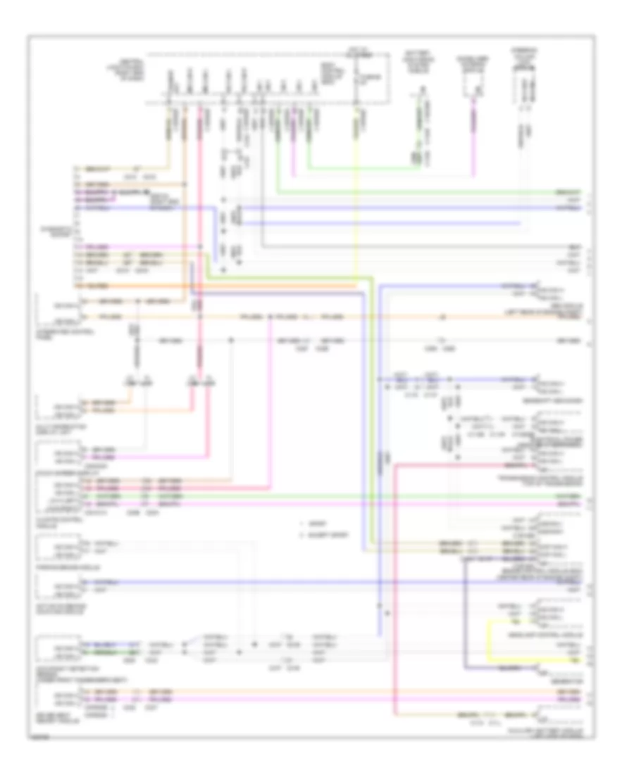 Diagnostic Socket Wiring Diagram 1 of 3 for Land Rover Range Rover Evoque Dynamic 2013