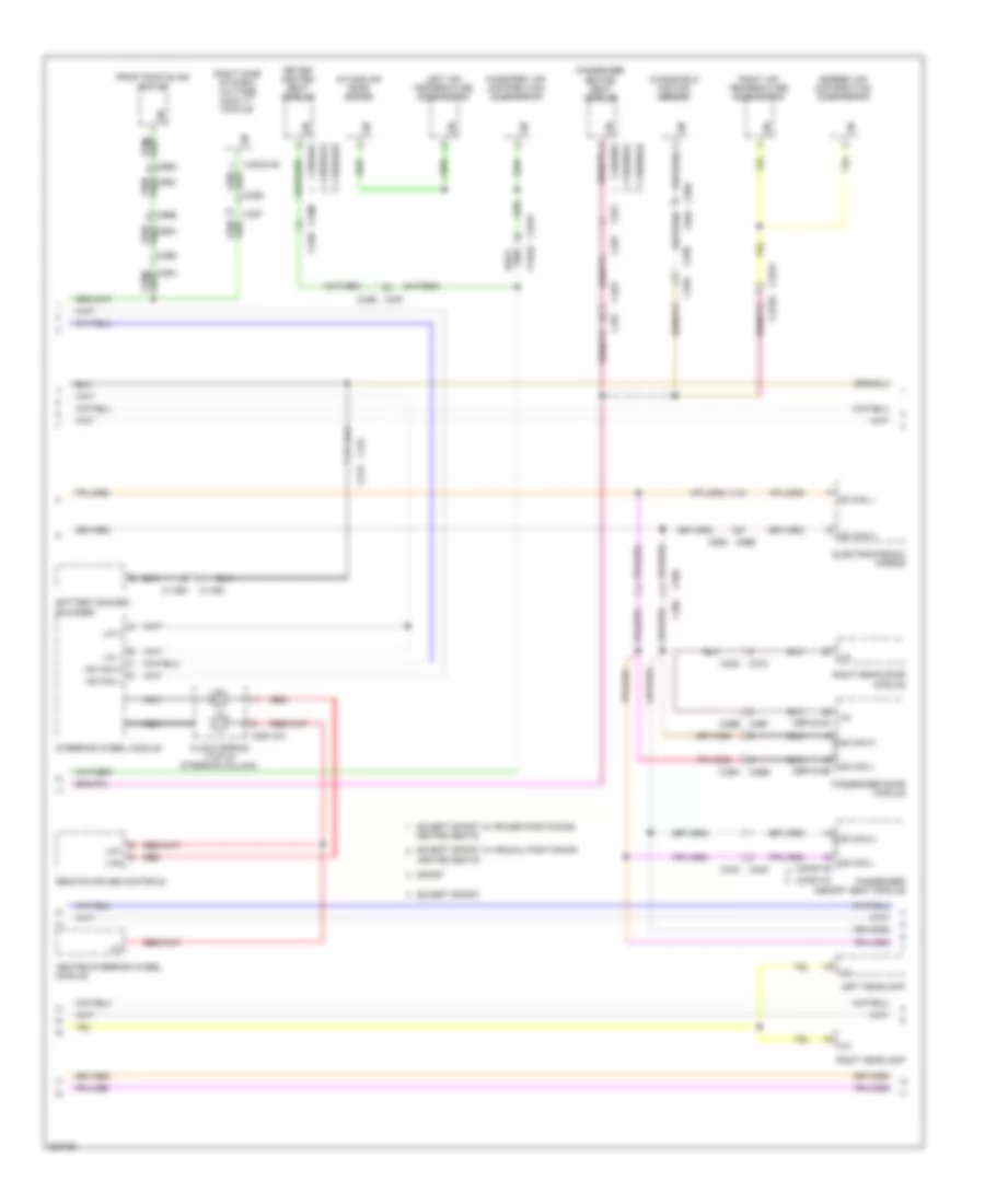 Diagnostic Socket Wiring Diagram 2 of 3 for Land Rover Range Rover Evoque Dynamic 2013