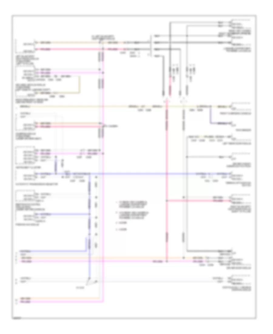 Diagnostic Socket Wiring Diagram 3 of 3 for Land Rover Range Rover Evoque Dynamic 2013