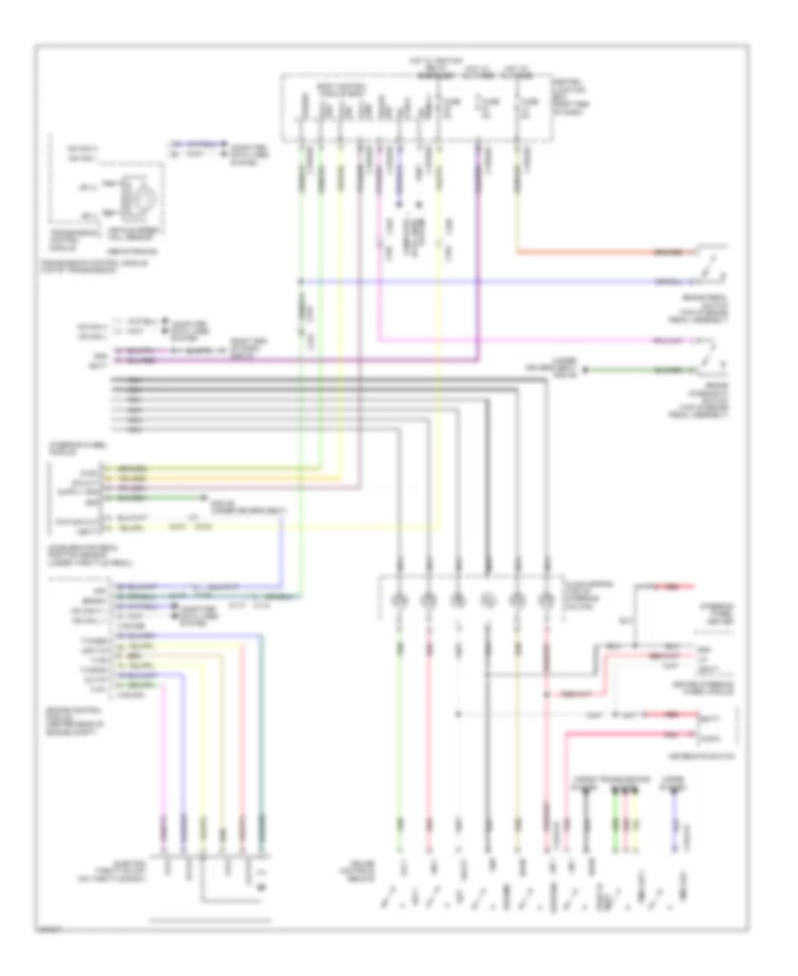 Cruise Control Wiring Diagram for Land Rover Range Rover Evoque Dynamic 2013