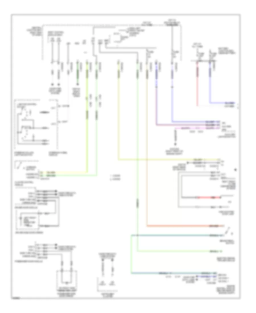 Exterior Lamps Wiring Diagram (1 of 2) for Land Rover Range Rover Evoque Dynamic 2013