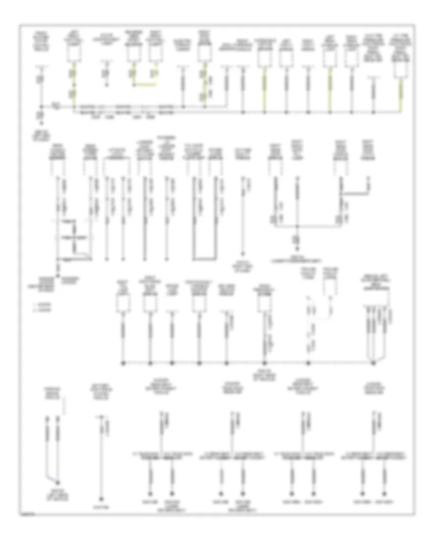Ground Distribution Wiring Diagram 3 of 5 for Land Rover Range Rover Evoque Dynamic 2013