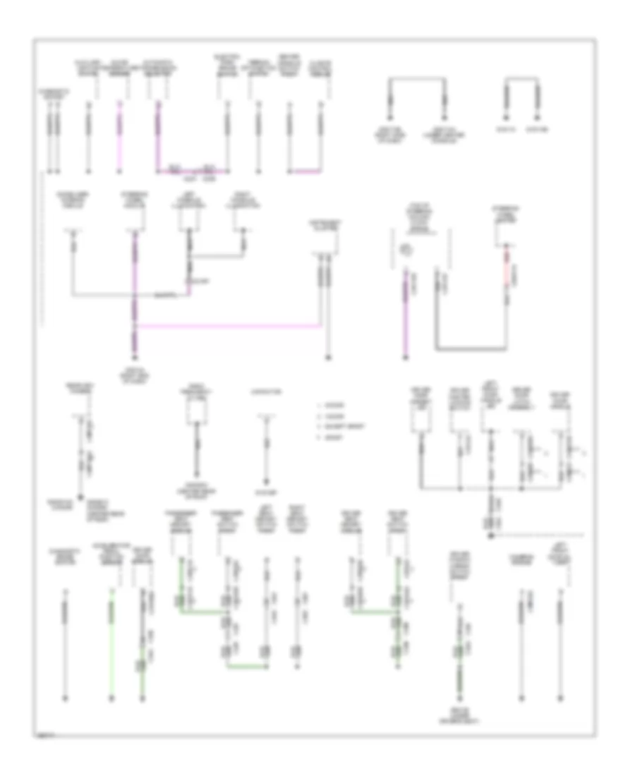 Ground Distribution Wiring Diagram (4 of 5) for Land Rover Range Rover Evoque Dynamic 2013