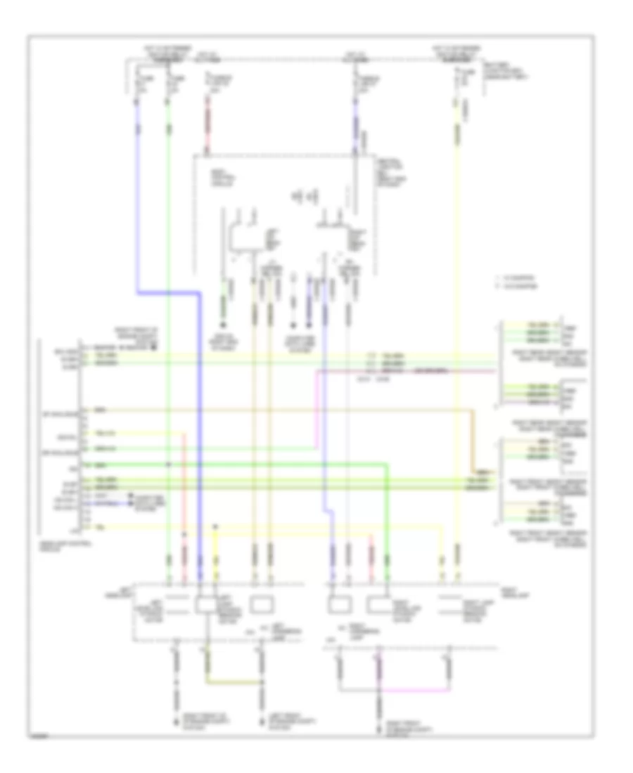 Adaptive Front Lighting Wiring Diagram for Land Rover Range Rover Evoque Dynamic 2013