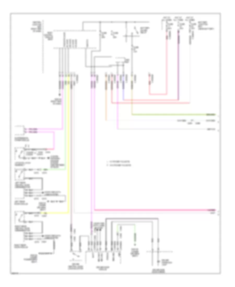 Courtesy Lamps Wiring Diagram 1 of 2 for Land Rover Range Rover Evoque Dynamic 2013