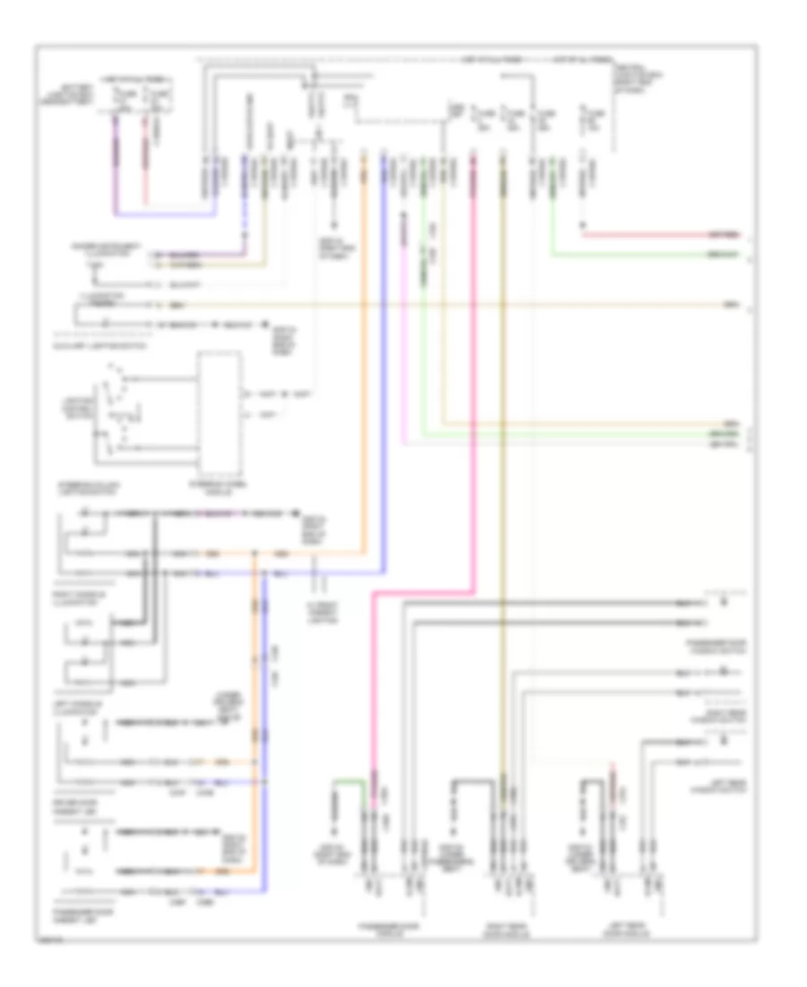 Instrument Illumination Wiring Diagram 1 of 2 for Land Rover Range Rover Evoque Dynamic 2013