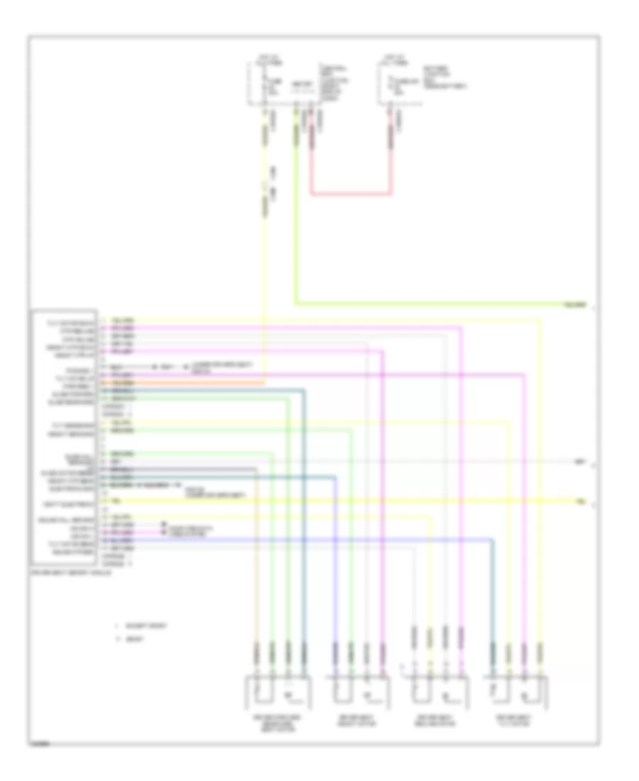 Driver s Memory Seat Wiring Diagram 1 of 2 for Land Rover Range Rover Evoque Dynamic 2013