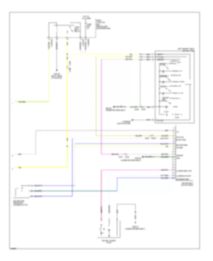 Drivers Memory Seat Wiring Diagram (2 of 2) for Land Rover Range Rover Evoque Dynamic 2013