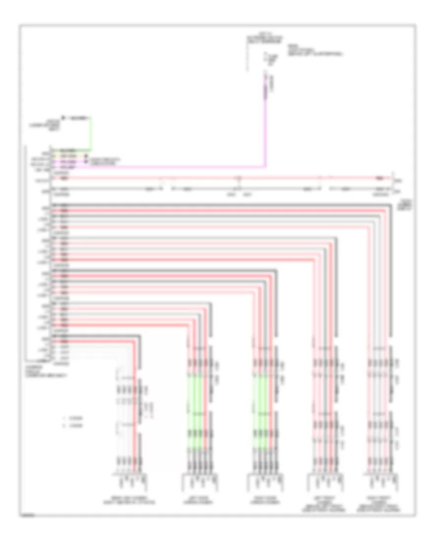 Multi Camera Wiring Diagram for Land Rover Range Rover Evoque Dynamic 2013