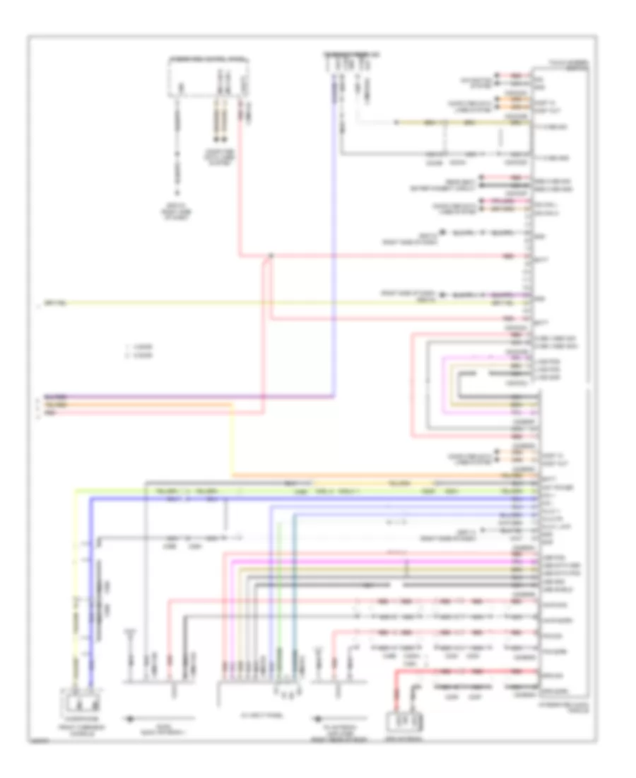 Navigation Wiring Diagram 3 of 3 for Land Rover Range Rover Evoque Dynamic 2013