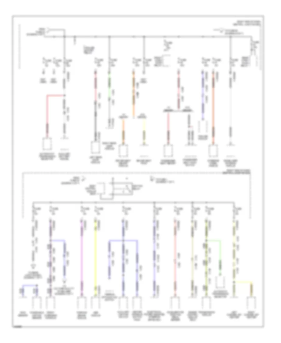 Power Distribution Wiring Diagram 4 of 7 for Land Rover Range Rover Evoque Dynamic 2013