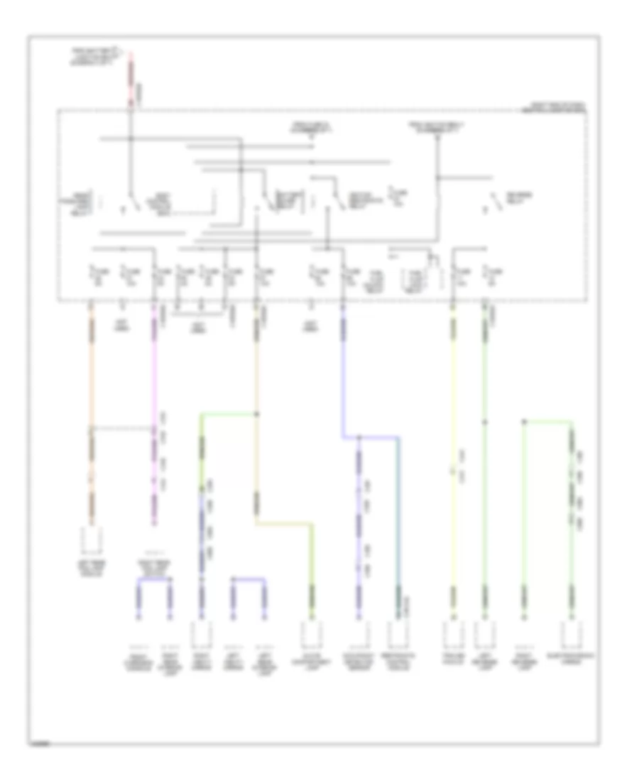 Power Distribution Wiring Diagram 5 of 7 for Land Rover Range Rover Evoque Dynamic 2013