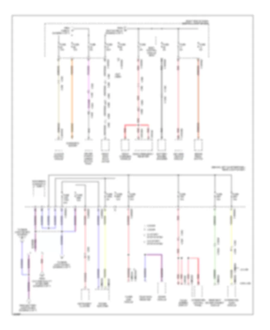 Power Distribution Wiring Diagram (6 of 7) for Land Rover Range Rover Evoque Dynamic 2013