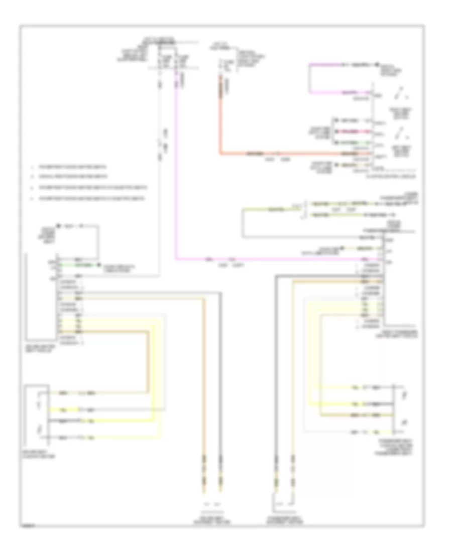 Heated Seats Wiring Diagram Except Sport for Land Rover Range Rover Evoque Dynamic 2013