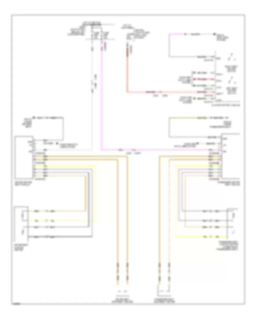 Heated Seats Wiring Diagram, Sport for Land Rover Range Rover Evoque Dynamic 2013