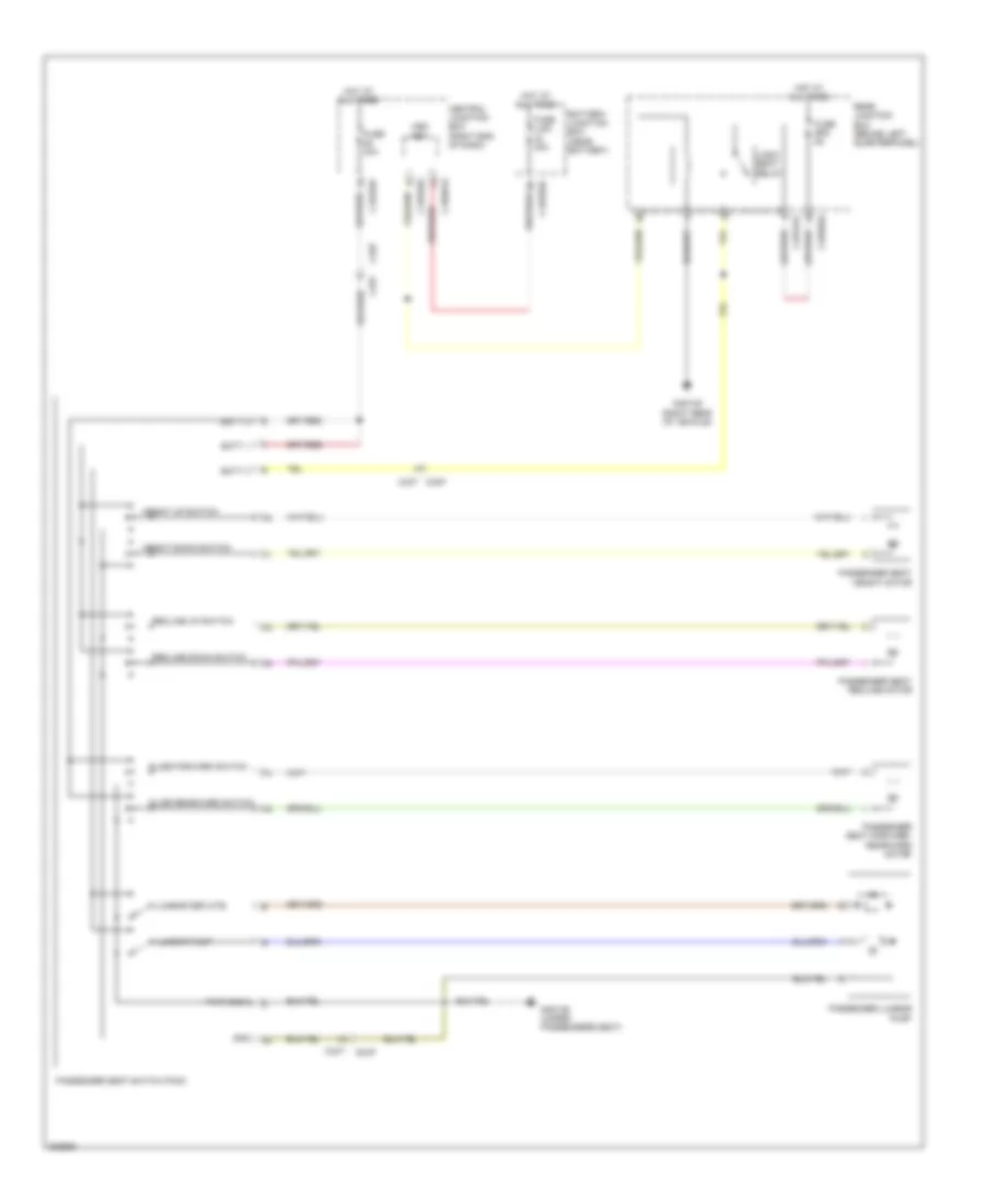 Passenger Power Seat Wiring Diagram Except Sport for Land Rover Range Rover Evoque Dynamic 2013