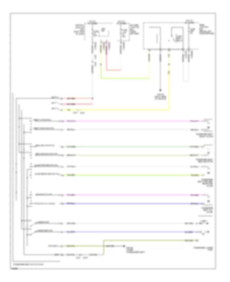 Passenger Power Seat Wiring Diagram Sport for Land Rover Range Rover Evoque Dynamic 2013