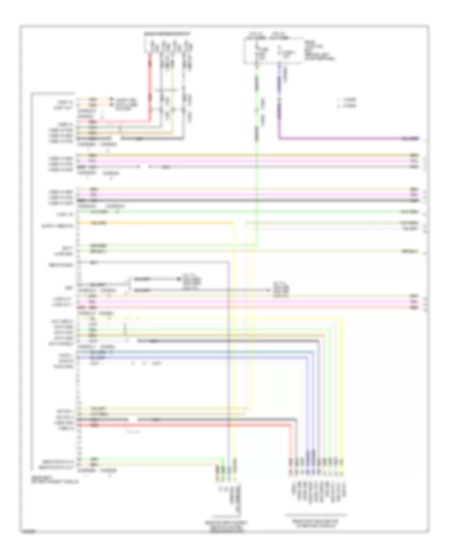 Rear Seat Entertainment Wiring Diagram 1 of 2 for Land Rover Range Rover Evoque Dynamic 2013