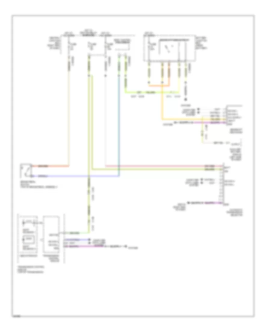 Shift Interlock Wiring Diagram for Land Rover Range Rover Evoque Dynamic 2013