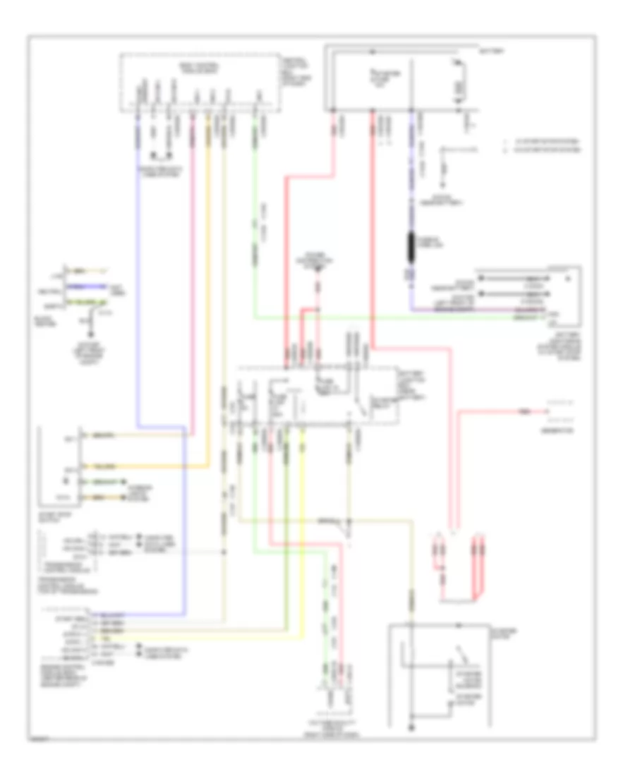 Starting Wiring Diagram for Land Rover Range Rover Evoque Dynamic 2013