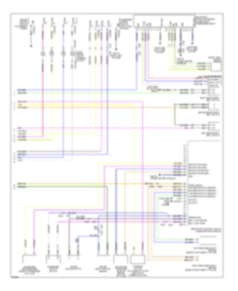 Supplemental Restraints Wiring Diagram 2 of 2 for Land Rover Range Rover Evoque Dynamic 2013