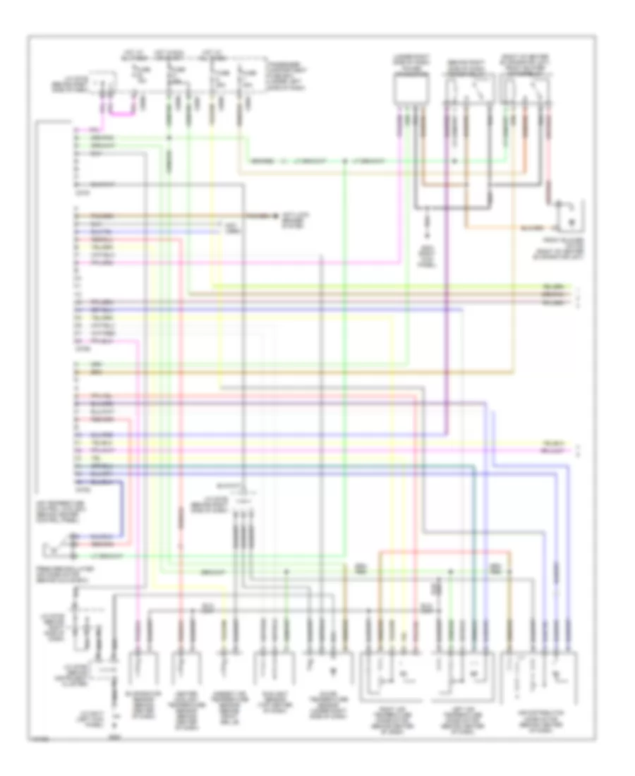 Automatic A C Wiring Diagram 1 of 2 for Land Rover Discovery Series II 2000