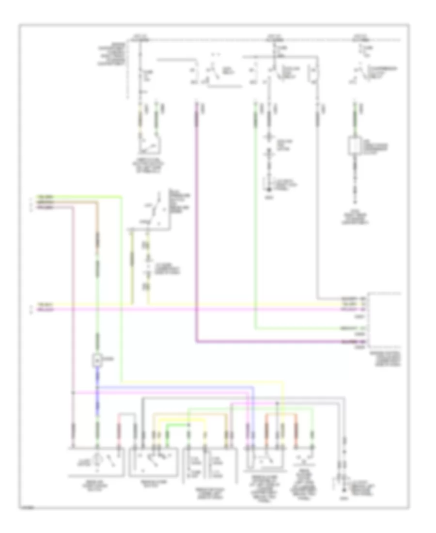 Automatic A C Wiring Diagram 2 of 2 for Land Rover Discovery Series II 2000