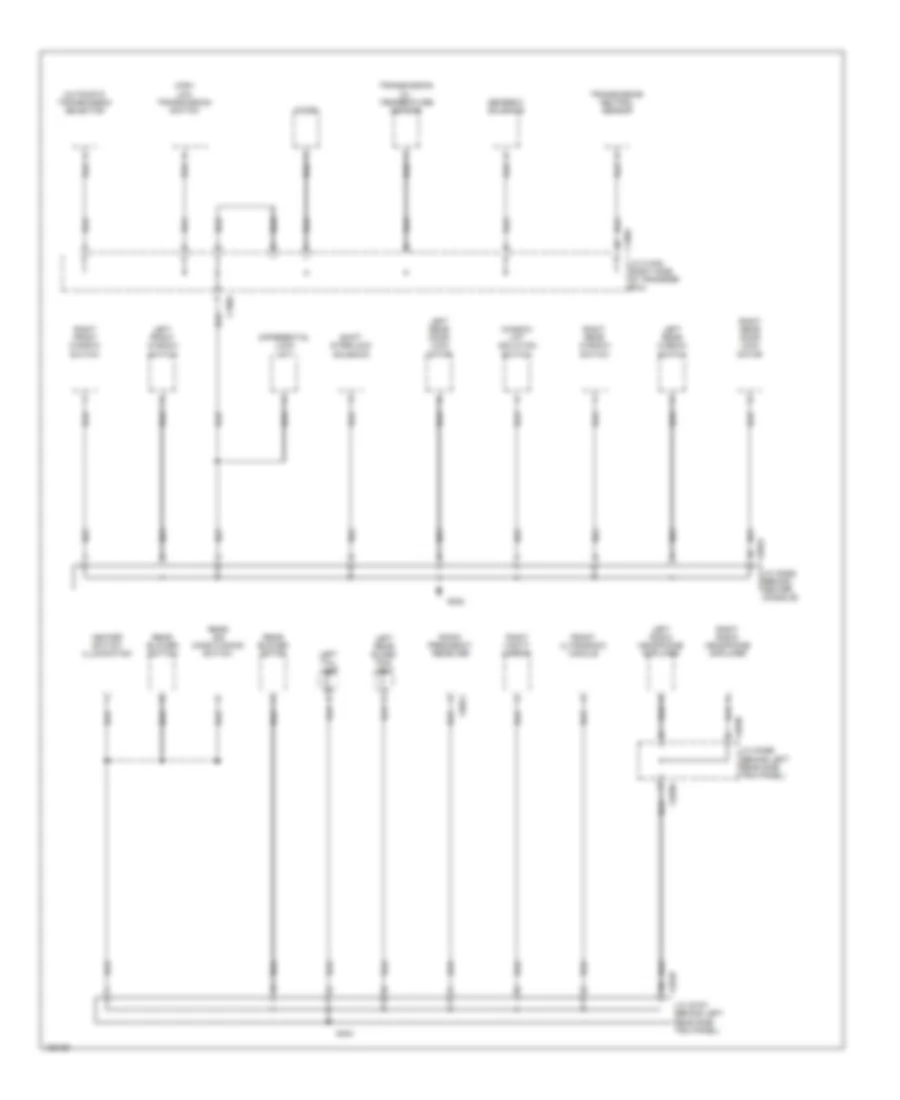 Ground Distribution Wiring Diagram (4 of 5) for Land Rover Discovery Series II 2000