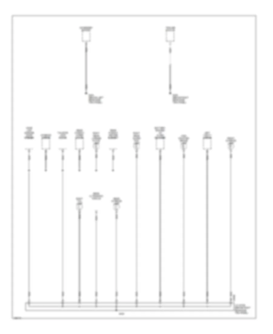 Ground Distribution Wiring Diagram (5 of 5) for Land Rover Discovery Series II 2000