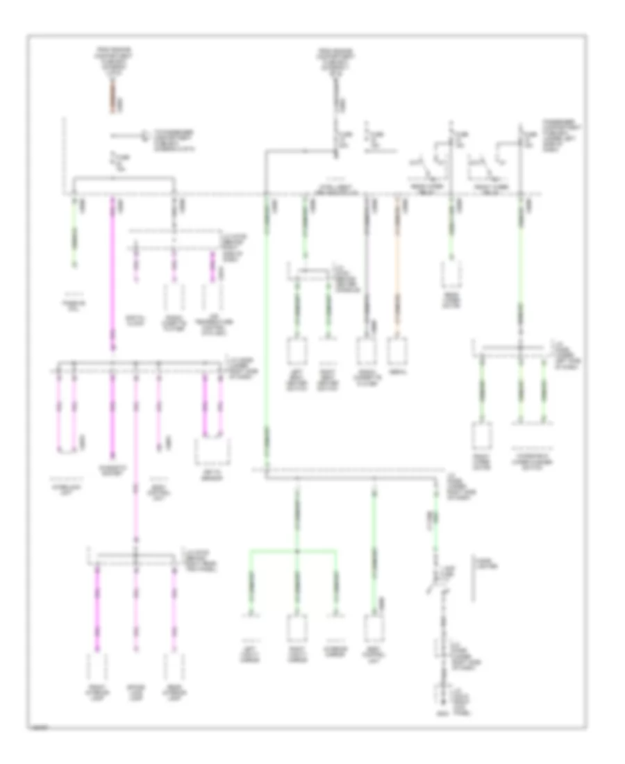 Power Distribution Wiring Diagram 3 of 5 for Land Rover Discovery Series II 2000