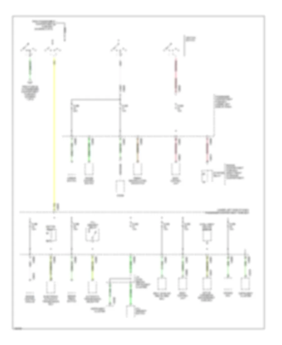 Power Distribution Wiring Diagram 4 of 5 for Land Rover Discovery Series II 2000
