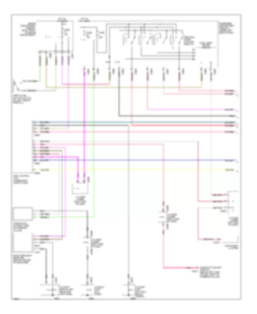 Power Door Lock Wiring Diagram 1 of 2 for Land Rover Discovery Series II 2000