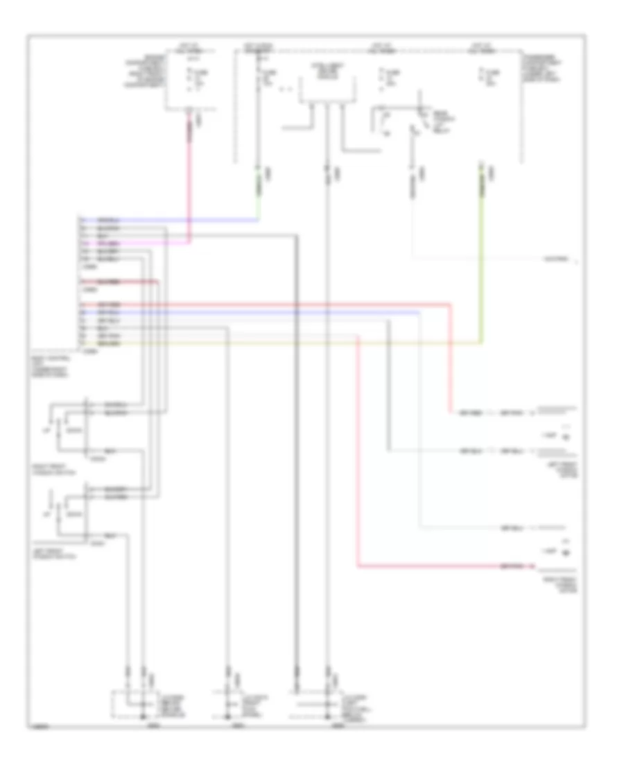 Power Window Wiring Diagram 1 of 2 for Land Rover Discovery Series II 2000