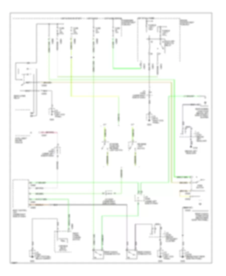 Rear WiperWasher Wiring Diagram for Land Rover Discovery Series II 2000
