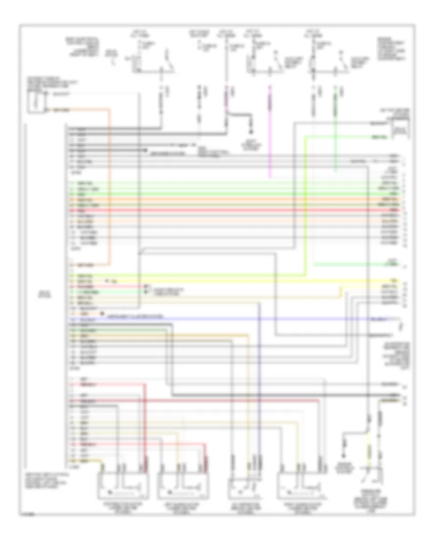Automatic A C Wiring Diagram 1 of 2 for Land Rover Range Rover HSE 2000