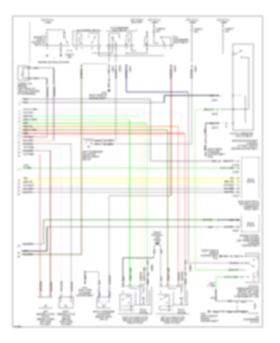 Automatic A C Wiring Diagram 2 of 2 for Land Rover Range Rover HSE 2000