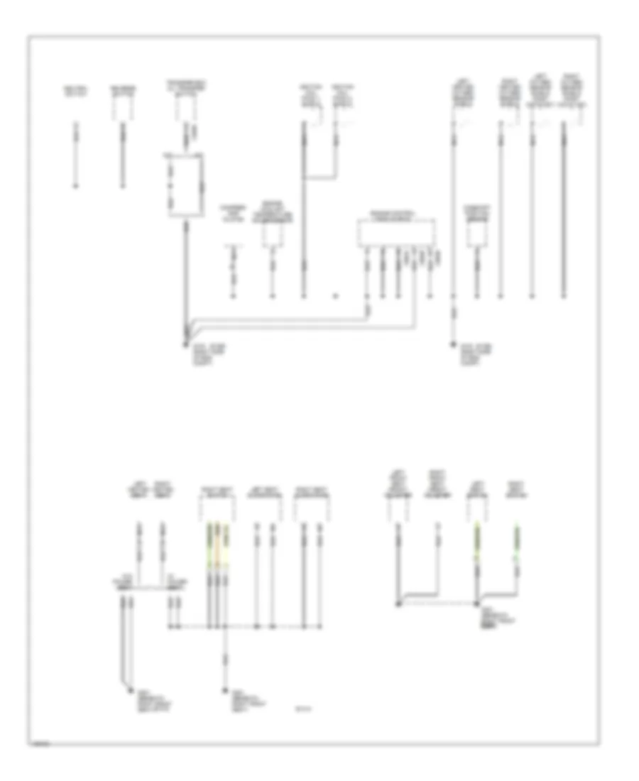 Ground Distribution Wiring Diagram (4 of 4) for Land Rover Range Rover HSE 2000