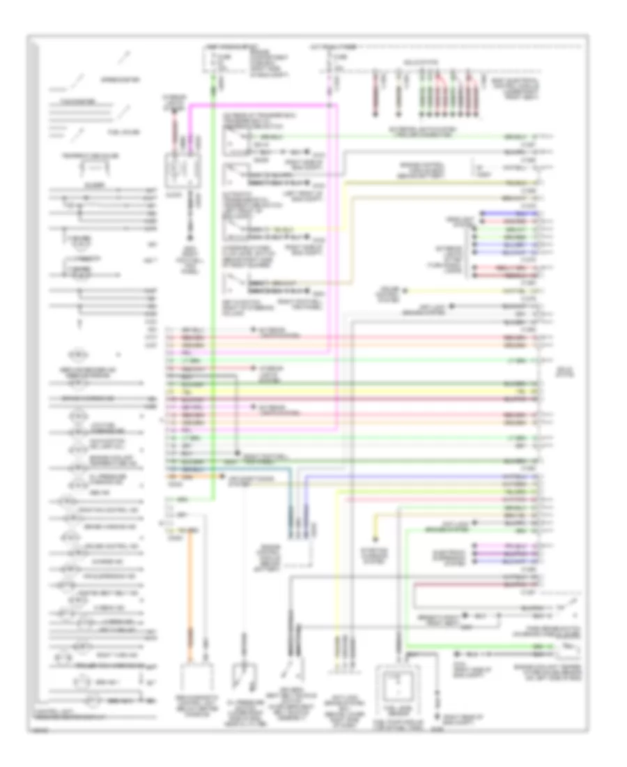 Instrument Cluster Wiring Diagram for Land Rover Range Rover HSE 2000