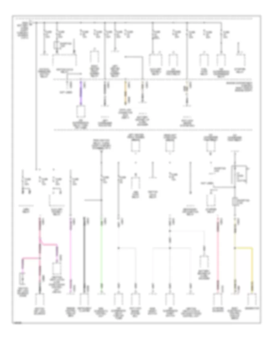 Power Distribution Wiring Diagram (3 of 4) for Land Rover Range Rover HSE 2000