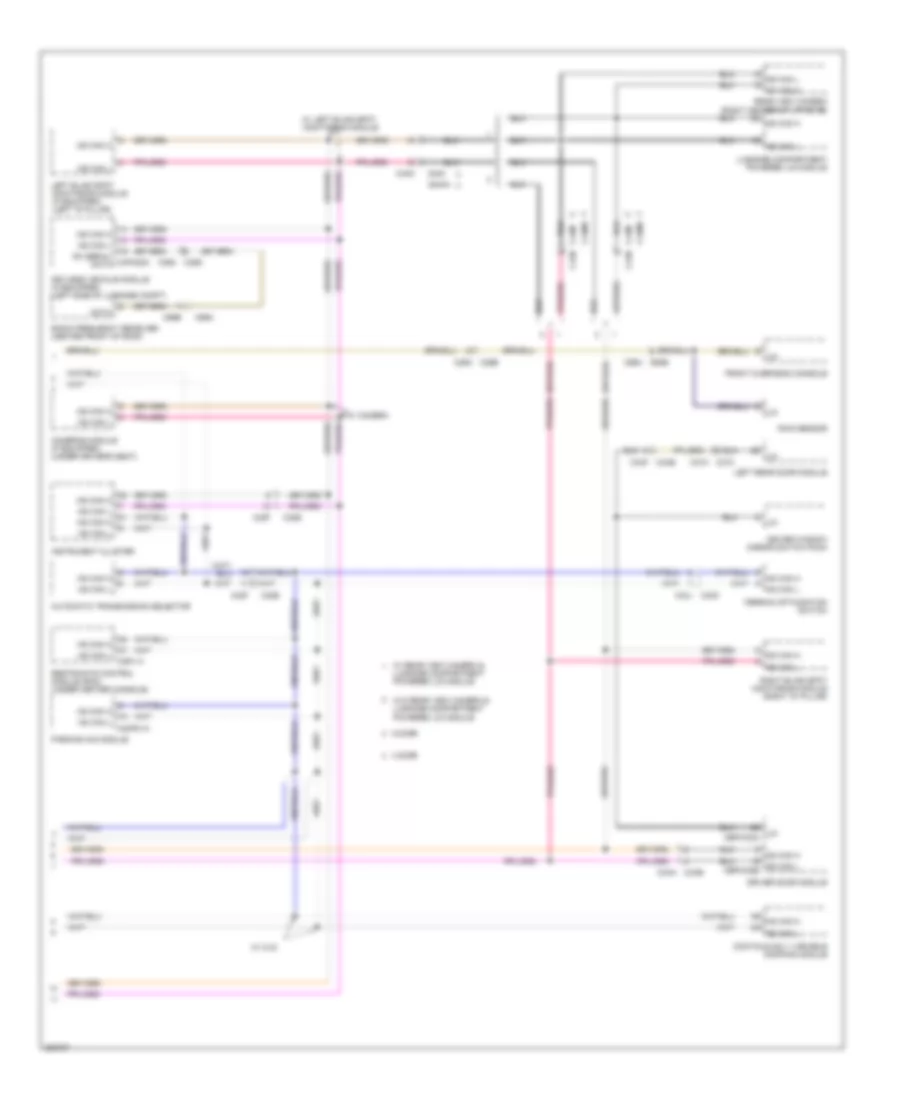 Diagnostic Socket Wiring Diagram 3 of 3 for Land Rover Range Rover Evoque Pure 2013